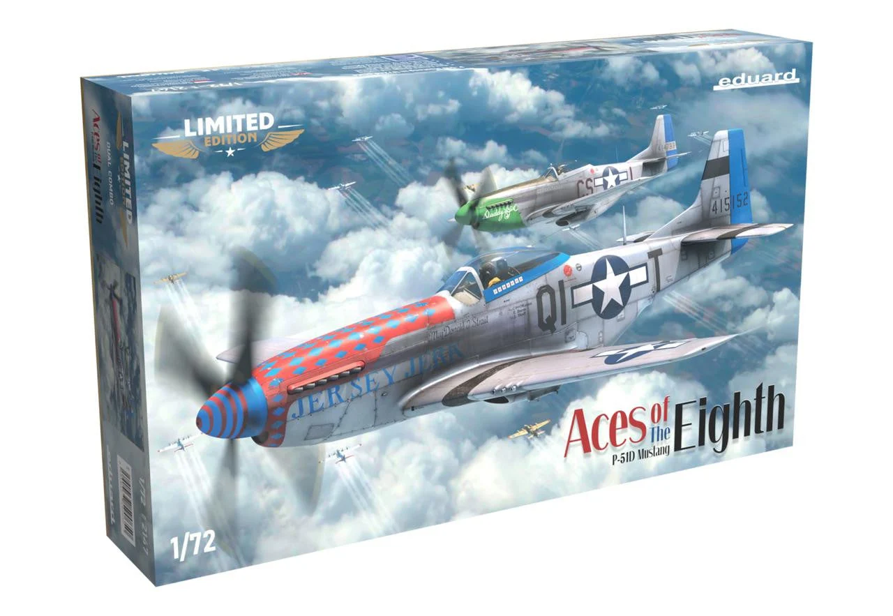 Eduard 1/72 Eduard P-51D ACES OF THE EIGHTH DUAL COMBO Plastic Model Kit