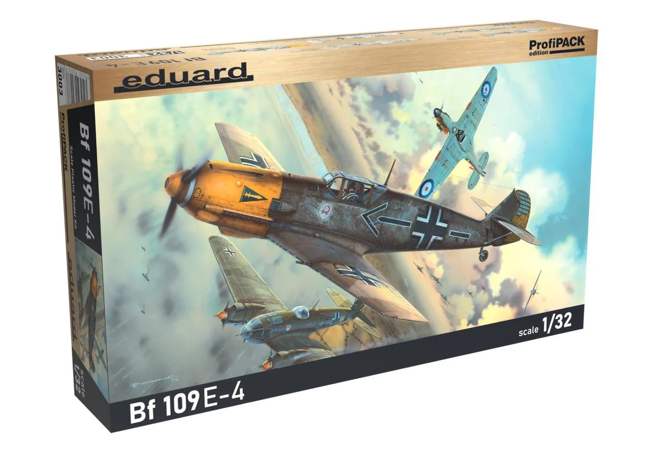 Eduard Bf 109E‑4 ProfiPACK Plastic Model Kit – 1:32 Scale WWII German Fighter Aircraft