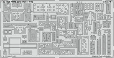 1/32 Eduard A6M5 Zero interior