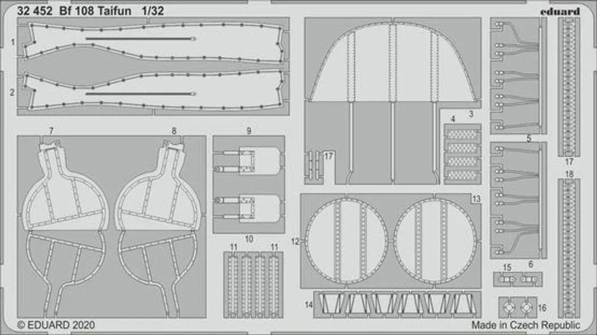 1/32 Eduard Bf108 Taifun for EDU