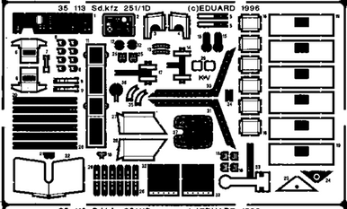 1/35 Eduard Sd.Kfz.251/1 Ausf.D for Tamiya