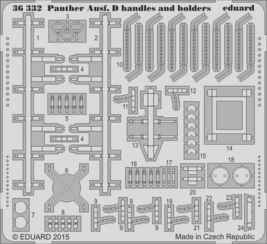 1/35 Eduard Panther Ausf. D handles and holders