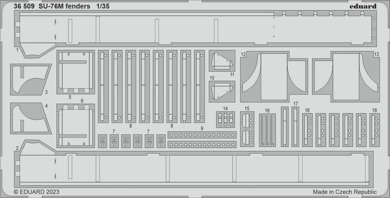 Eduard 1/35 Eduard SU-76M fenders