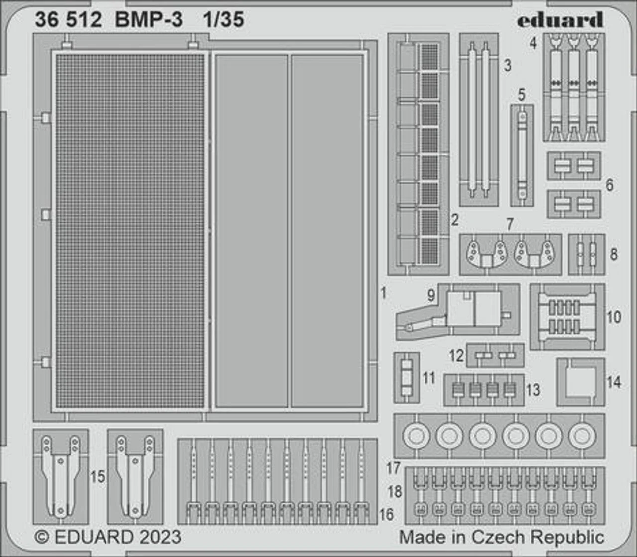 Eduard 1/35 Eduard BMP-3 Photo Etch