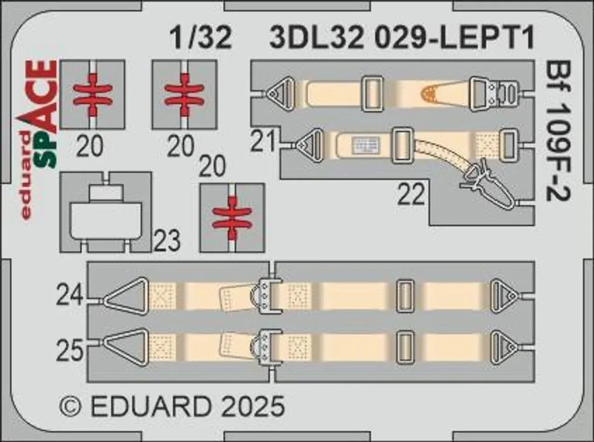 1/32 Eduard Bf 109F-2 for HOBBY 2000 / HASEGAWA