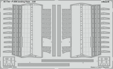 1/48 Eduard P-40N landing flaps