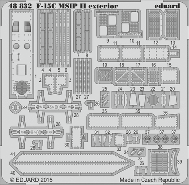1/48 Eduard F-15C MSIP II Exterior for LNR