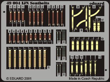 1/48 Eduard Seatbelts IJN (Pre-Painted)