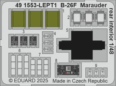1/48 Eduard B-26F Marauder rear interior