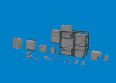 1/35 Eduard Sd.Kfz. 251/6 Ausf. C radio equipment 3D 3D