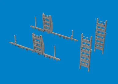 1/48 Eduard B-26B bomb racks 3D