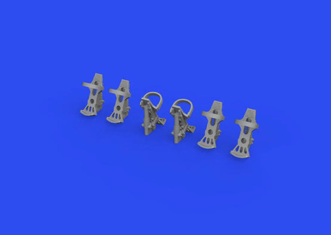 Eduard 1/48 Eduard Brassin Luftwaffe rudder pedals Print for