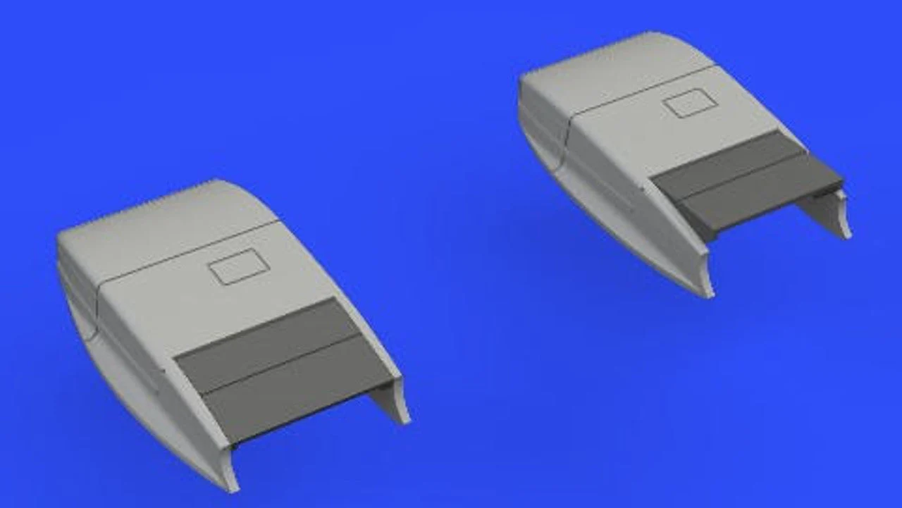 Eduard 1/72 Eduard Spitfire Mk VIII/IX/XVI Radiator Fairings for EDU (PE & Resin)