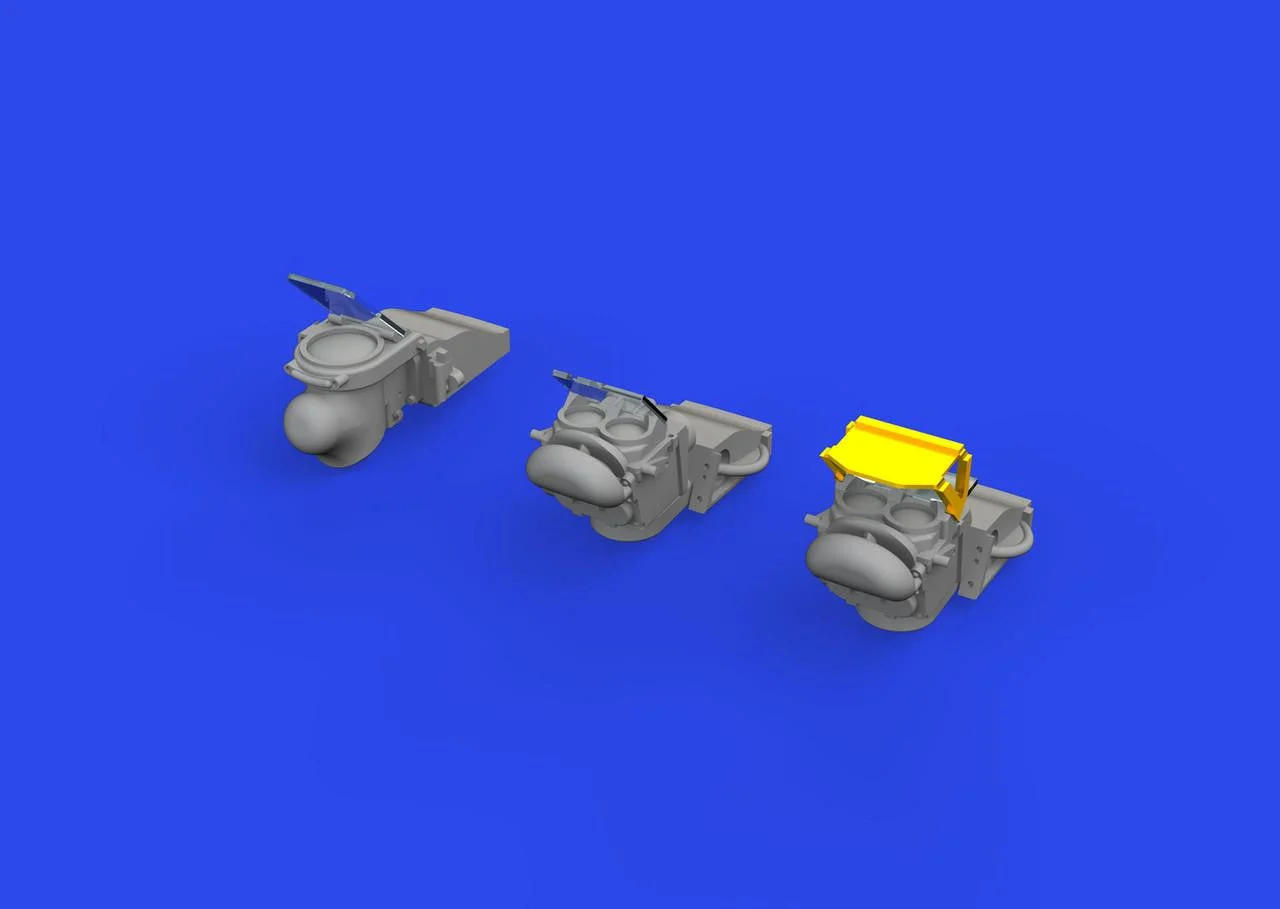Eduard 1/72 Eduard P-51D gun sights PRINT Brassin for EDUARD