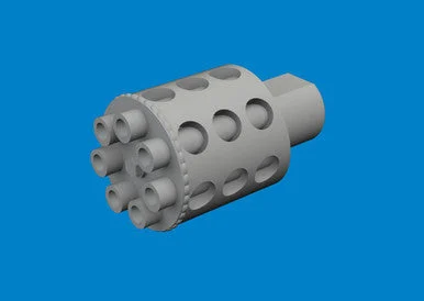 1/72 Eduard A-10C rotary gun flash suppressor PRINT