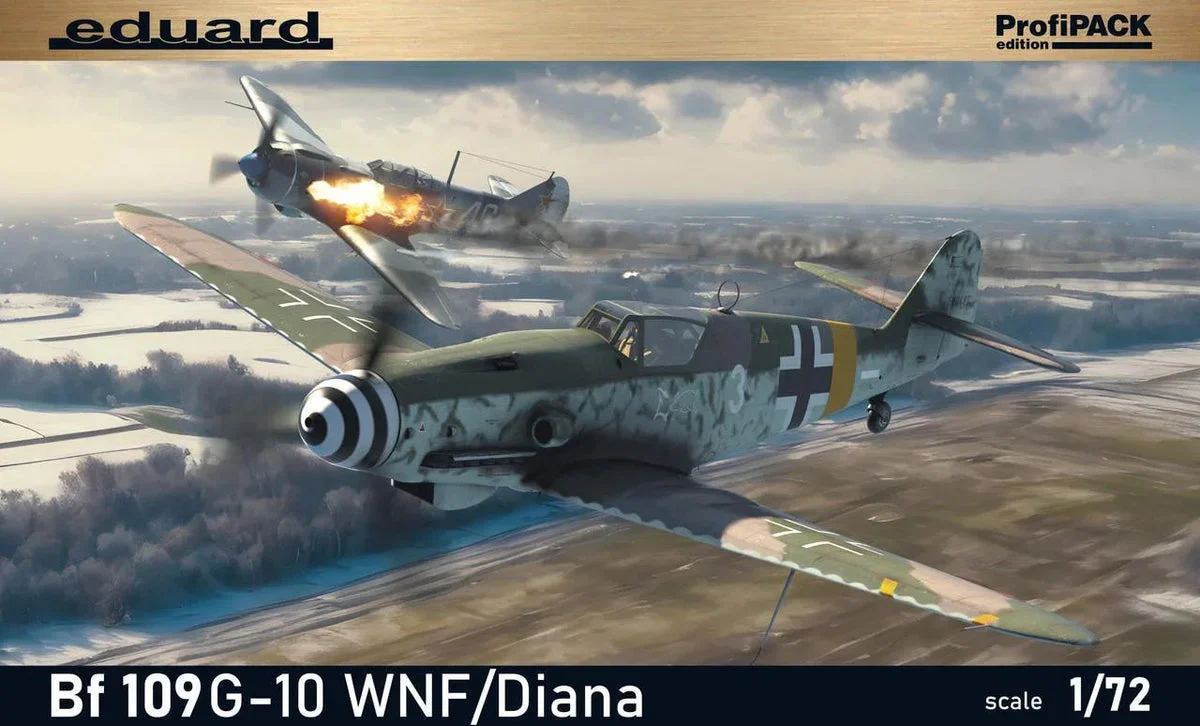 1/72 Eduard Bf 109G-10 WNF/Diana PROFIPACK Plastic Kit