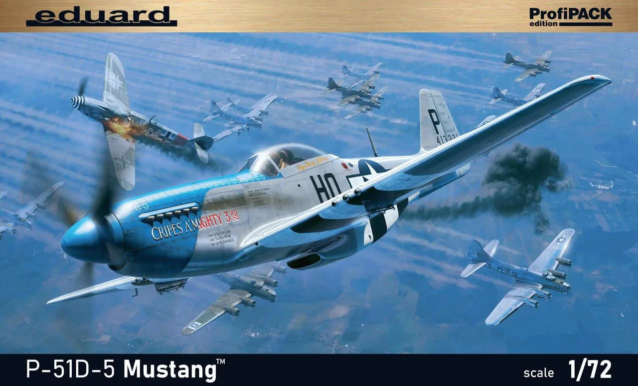 Eduard P-51D-5 Mustang ProfiPACK – 1:72 Scale Aircraft Model Kit