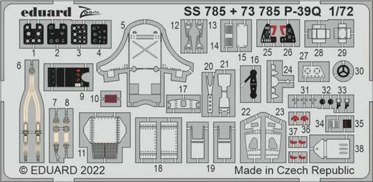 1/72 Eduard P-39Q for Arma Hobby