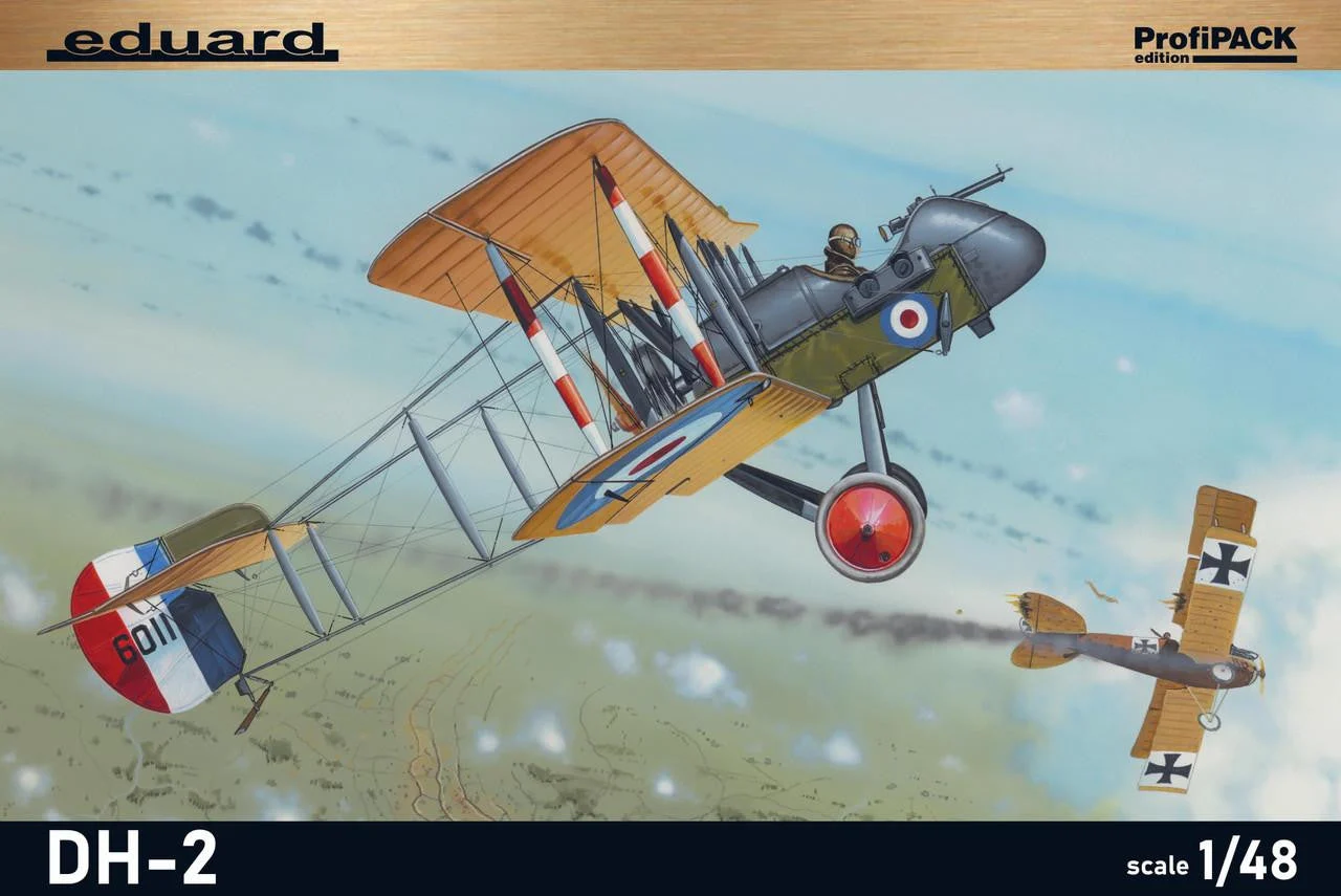 Eduard Airco DH-2 ProfiPACK – 1:48 Scale WWI British Fighter Aircraft Model Kit