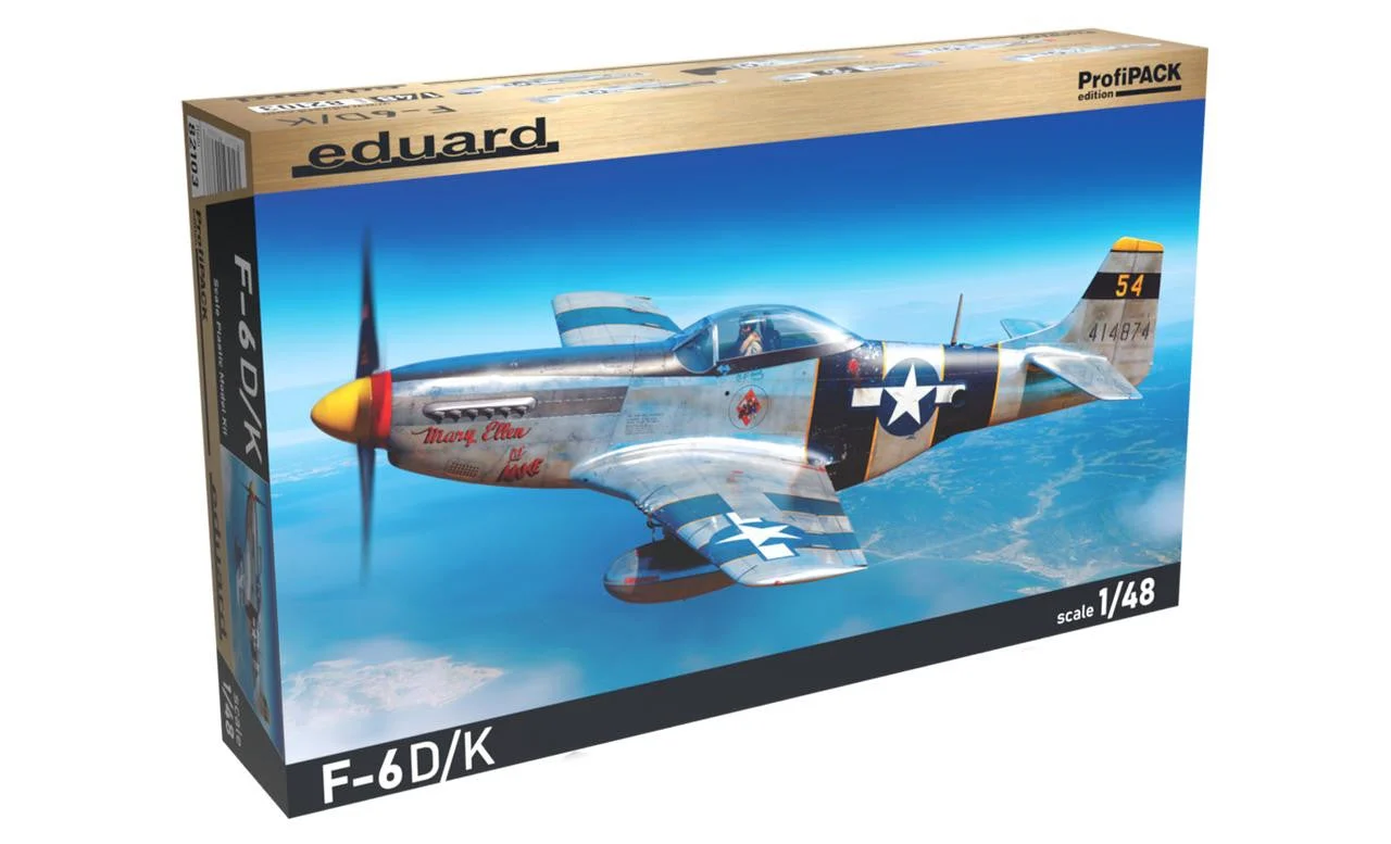 Eduard F-6D/K Mustang ProfiPACK – 1:48 Scale Photo-Reconnaissance Fighter Kit