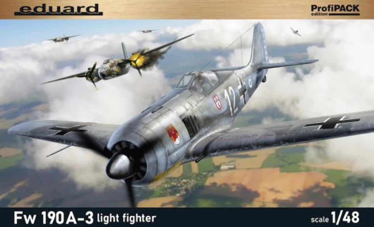 Eduard Fw 190A-3 Light Fighter ProfiPACK – 1:48 Scale Plastic Model Kit