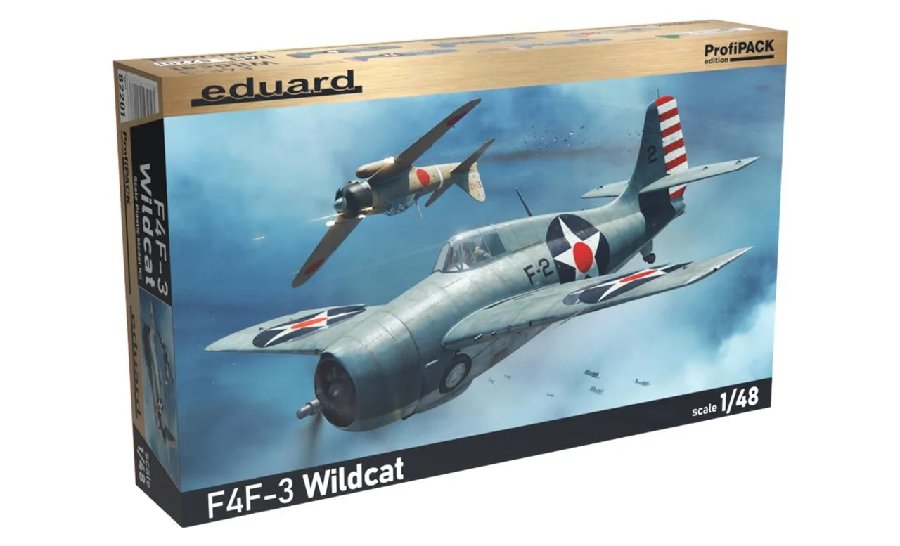 Eduard F4F‑3 Wildcat ProfiPACK – 1:48 Scale Plastic Aircraft Model Kit