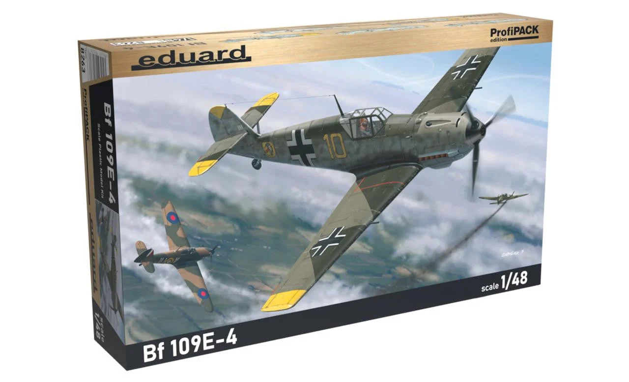 Eduard Bf 109E-4 ProfiPACK – 1:48 Scale WWII German Fighter Aircraft Kit
