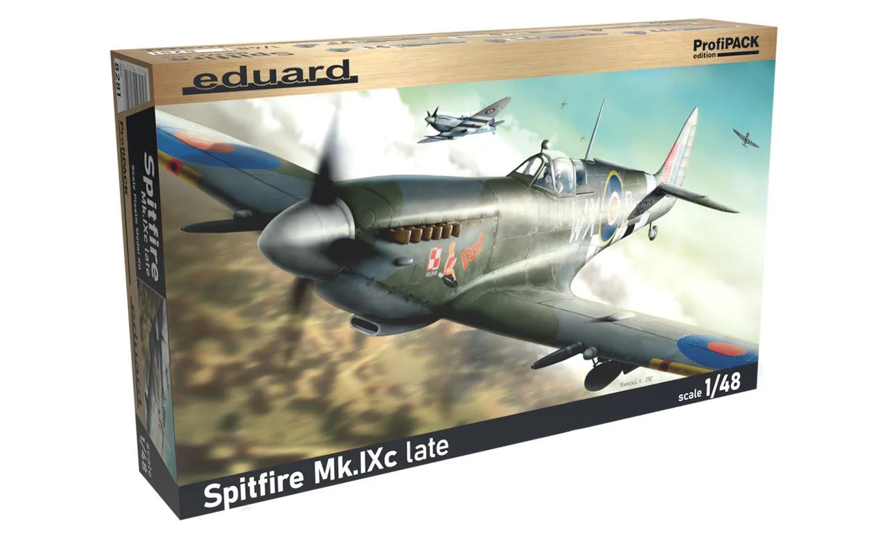Eduard Spitfire Mk. IXc (Late) Overtrees Bundle – 1:48 Scale Plastic Model Kit