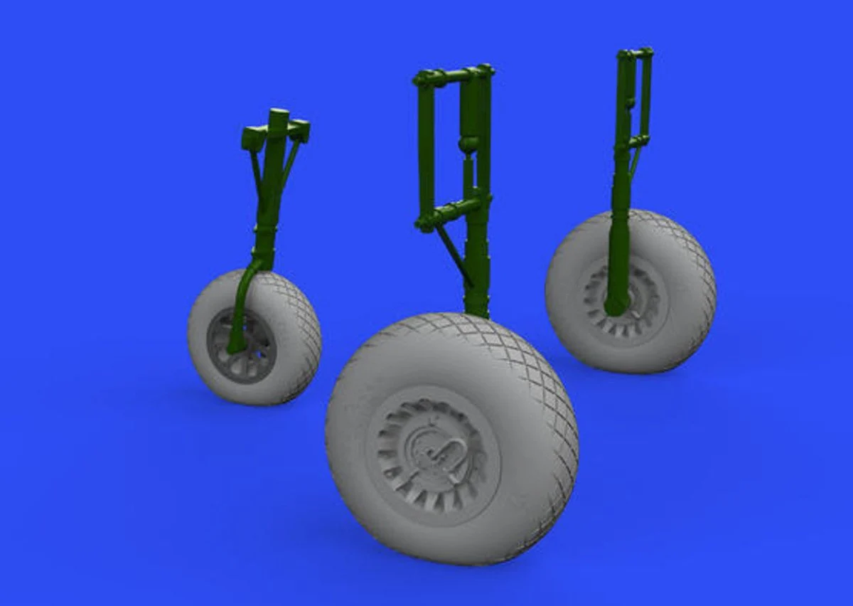 Eduard 1/32 Eduard A-26 Invader Wheels for HBB (Resin)
