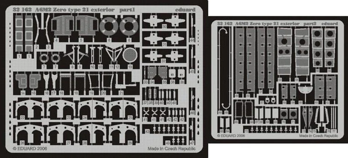 Eduard 1/32 Eduard A-6M2 Zero Type 21 Exterior for TAM