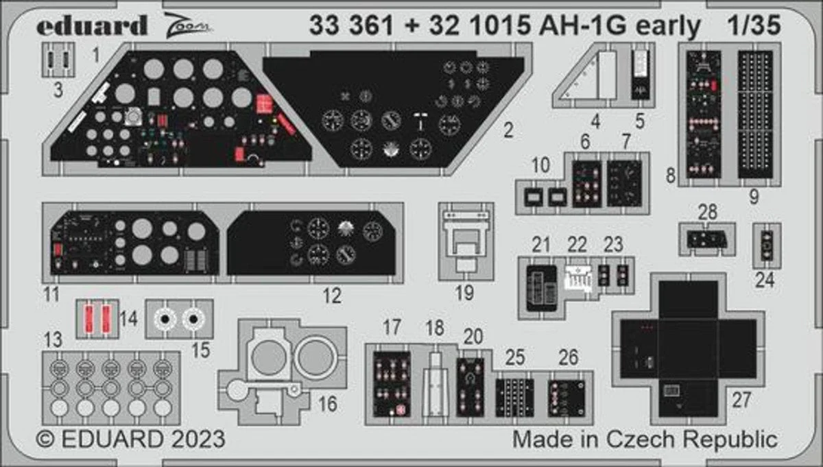 Eduard 1/32 Eduard AH-1G early Photo Etch