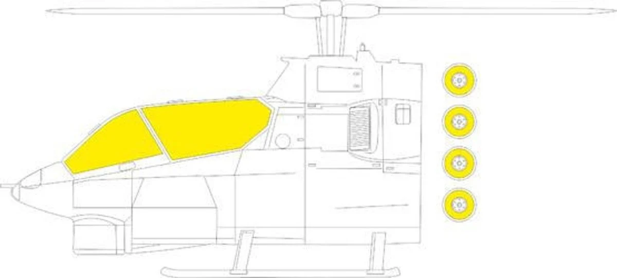 Eduard 1/32 Eduard AH-1G TFace Mask