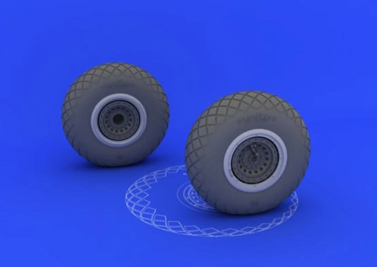 Eduard 1/32 Eduard B-17 Wheels for HKM (Resin)