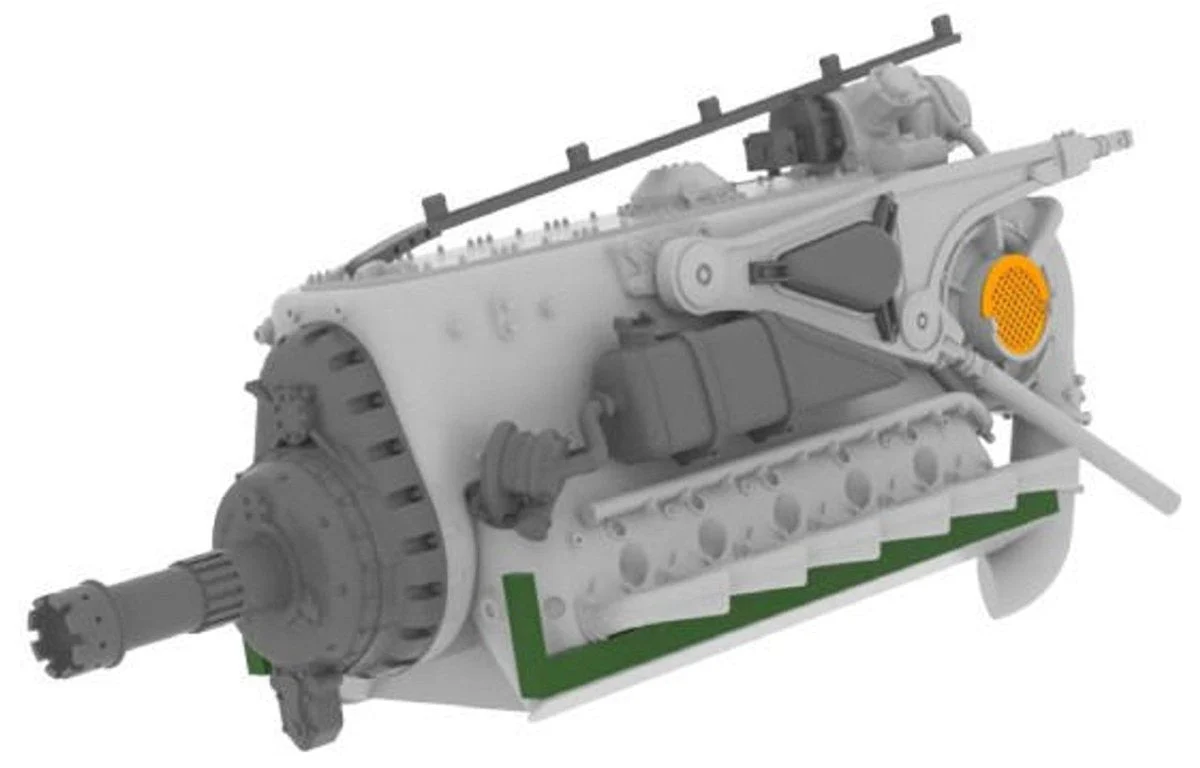 Eduard 1/32 Eduard Bf109G6 Engine for RMG (PE & Resin)