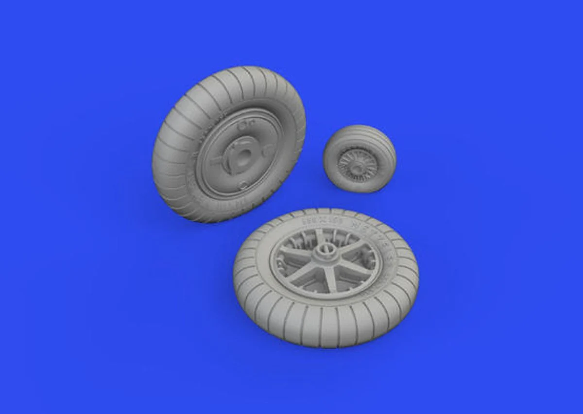 Eduard 1/32 Eduard Brassin Bf 109G-2 wheels for Revell