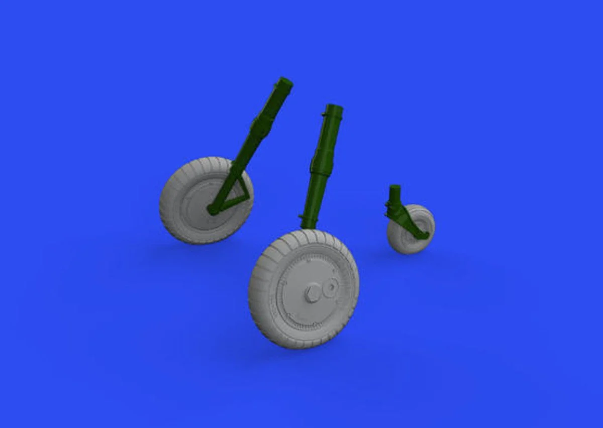 Eduard 1/32 Eduard Brassin Bf 109G-4 wheels for Revell