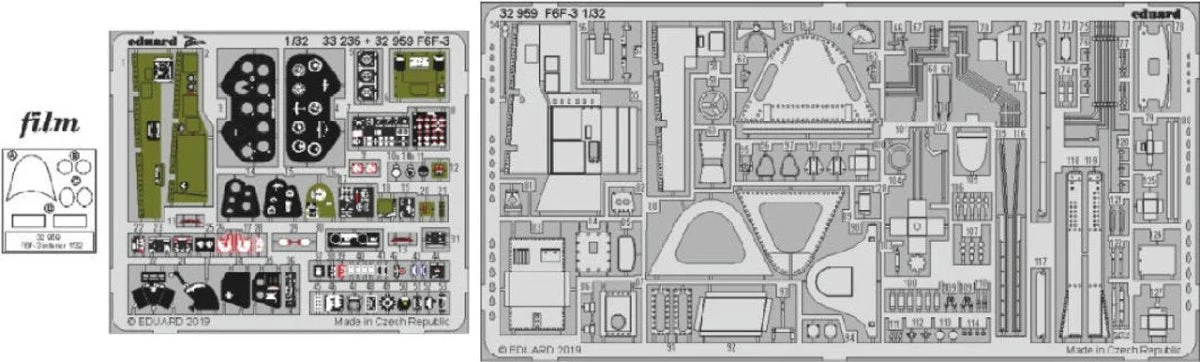Eduard 1/32 Eduard F6F3 for TRP (Pre-Painted)