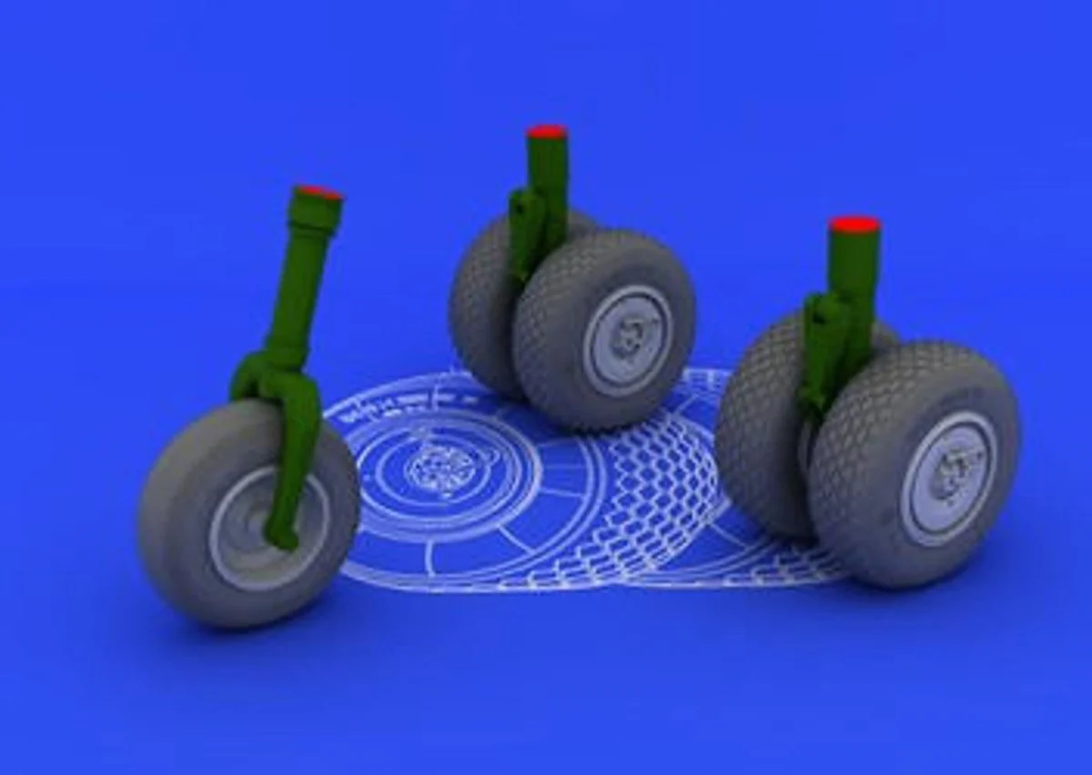 Eduard 1/32 Eduard He219 Wheels for RMG (Resin)