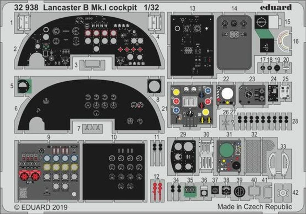 Eduard 1/32 Eduard Lancaster B Mk I Cockpit for HKM (Pre-Painted)