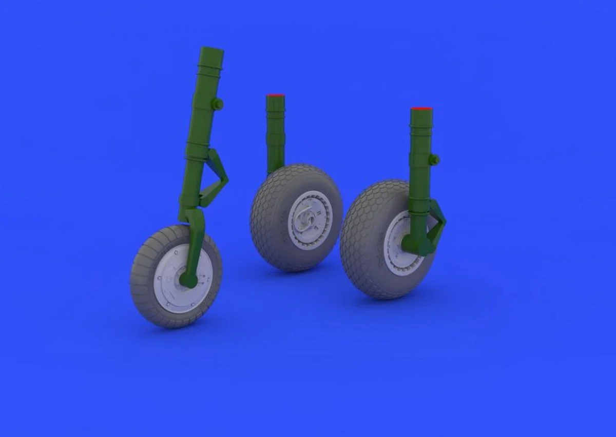 Eduard 1/32 Eduard Me262 Wheels for TRP (Resin)