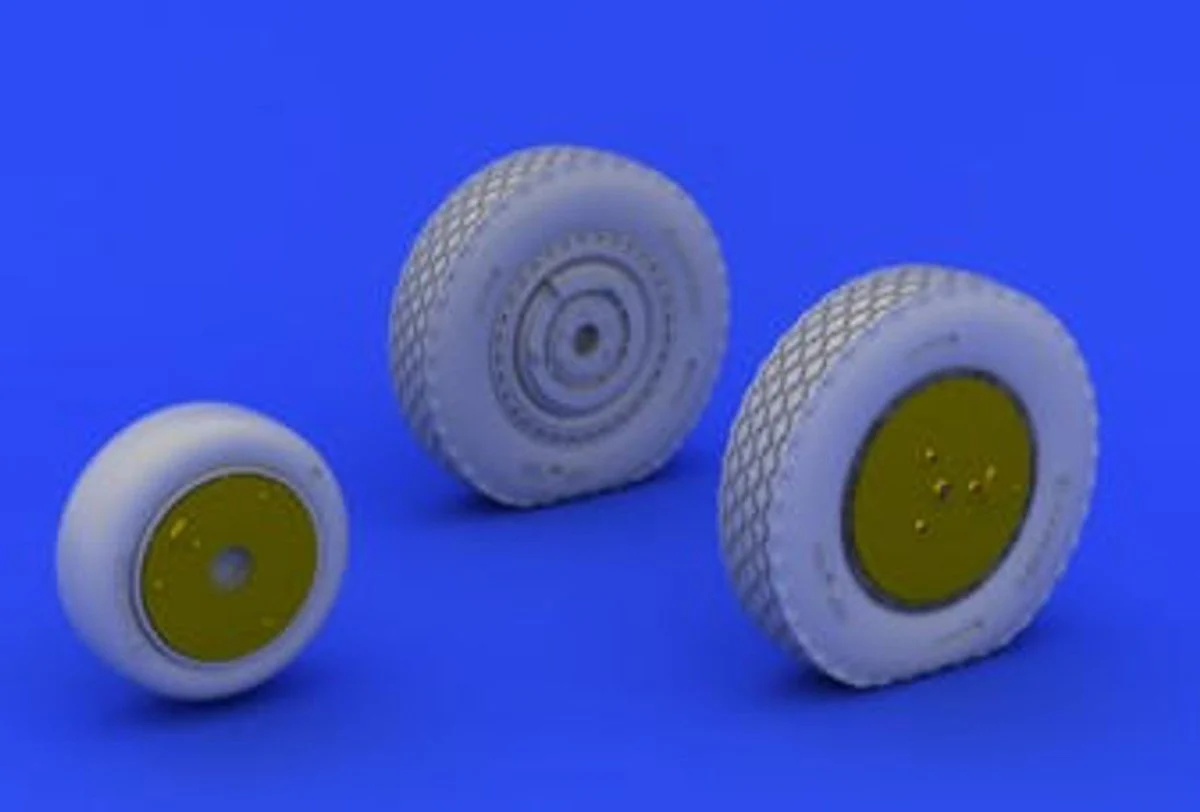 Eduard 1/32 Eduard P39 Late Wheels for KTY (PE & Resin)