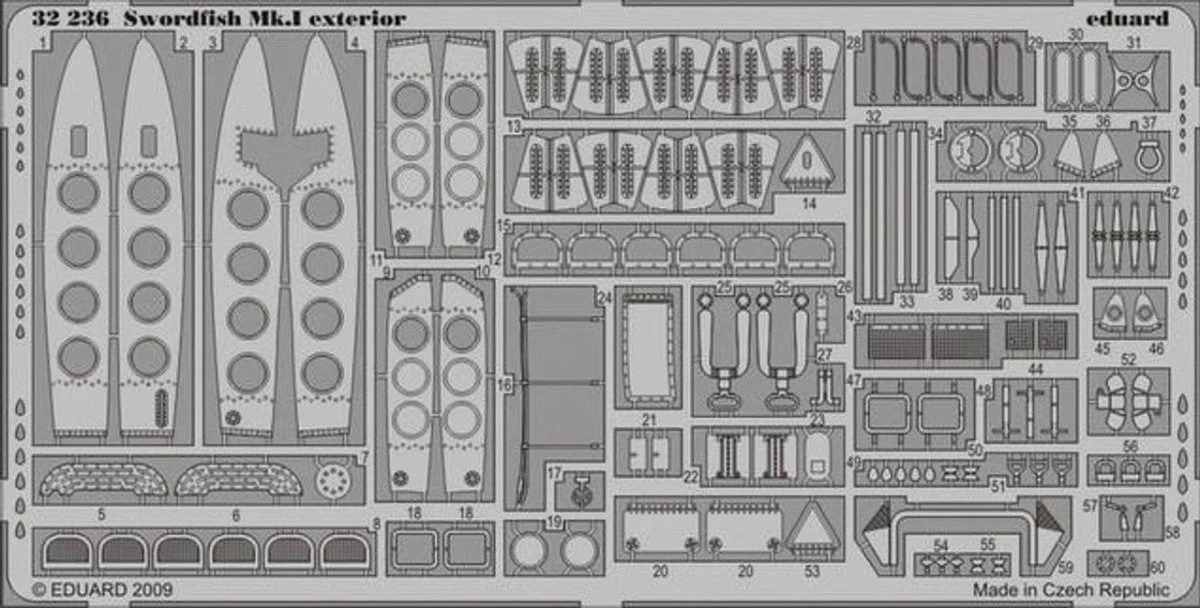 Eduard 1/32 Eduard Swordfish Mk I Exterior for TRP