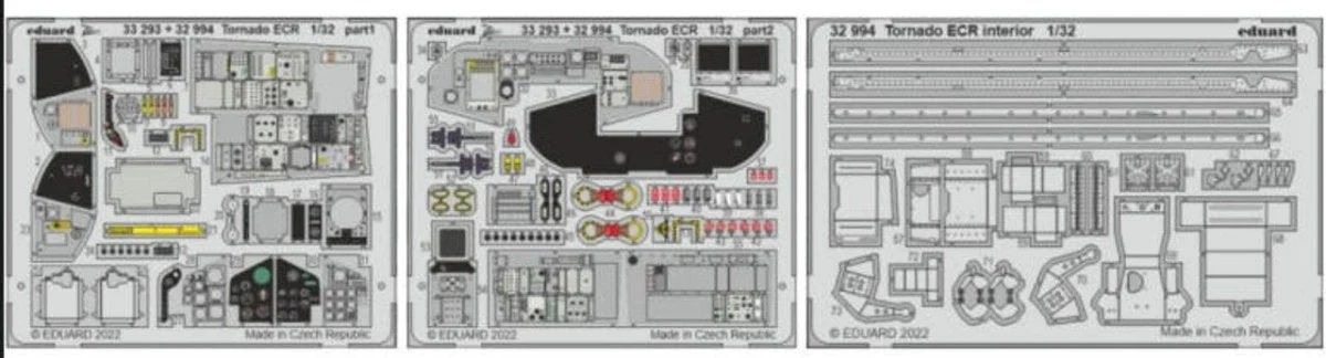 Eduard 1/32 Eduard Tornado ECR Interior for ITL (Pre-Painted)