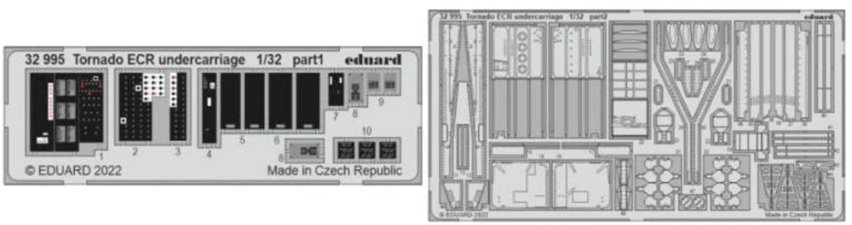 Eduard 1/32 Eduard Tornado ECR Undercarriage for ITL (Pre-Painted)