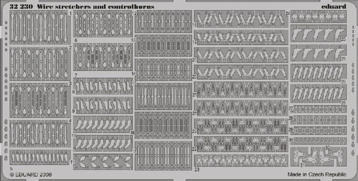 Eduard 1/32 Eduard Wire Stretchers & Control Horns