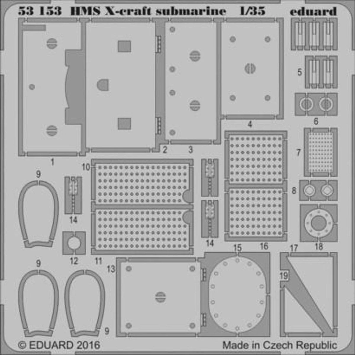 Eduard 1/35 Eduard HMS X-Craft Submarine for Merit