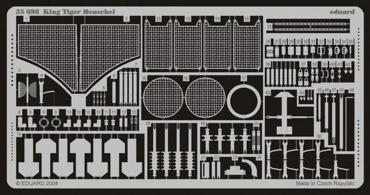 Eduard 1/35 Eduard King Tiger Henschel for DML