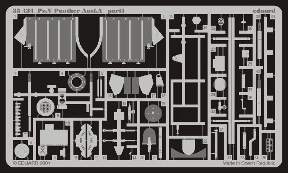 Eduard 1/35 Eduard Pz V Panther Ausf A for TAM