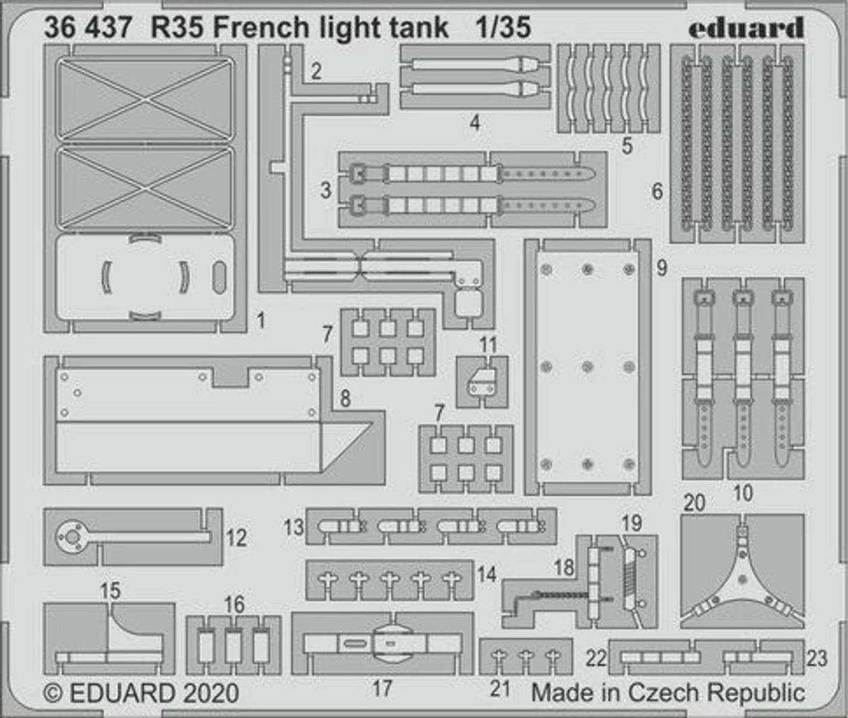 Eduard 1/35 Eduard R35 French Light Tank for TAM