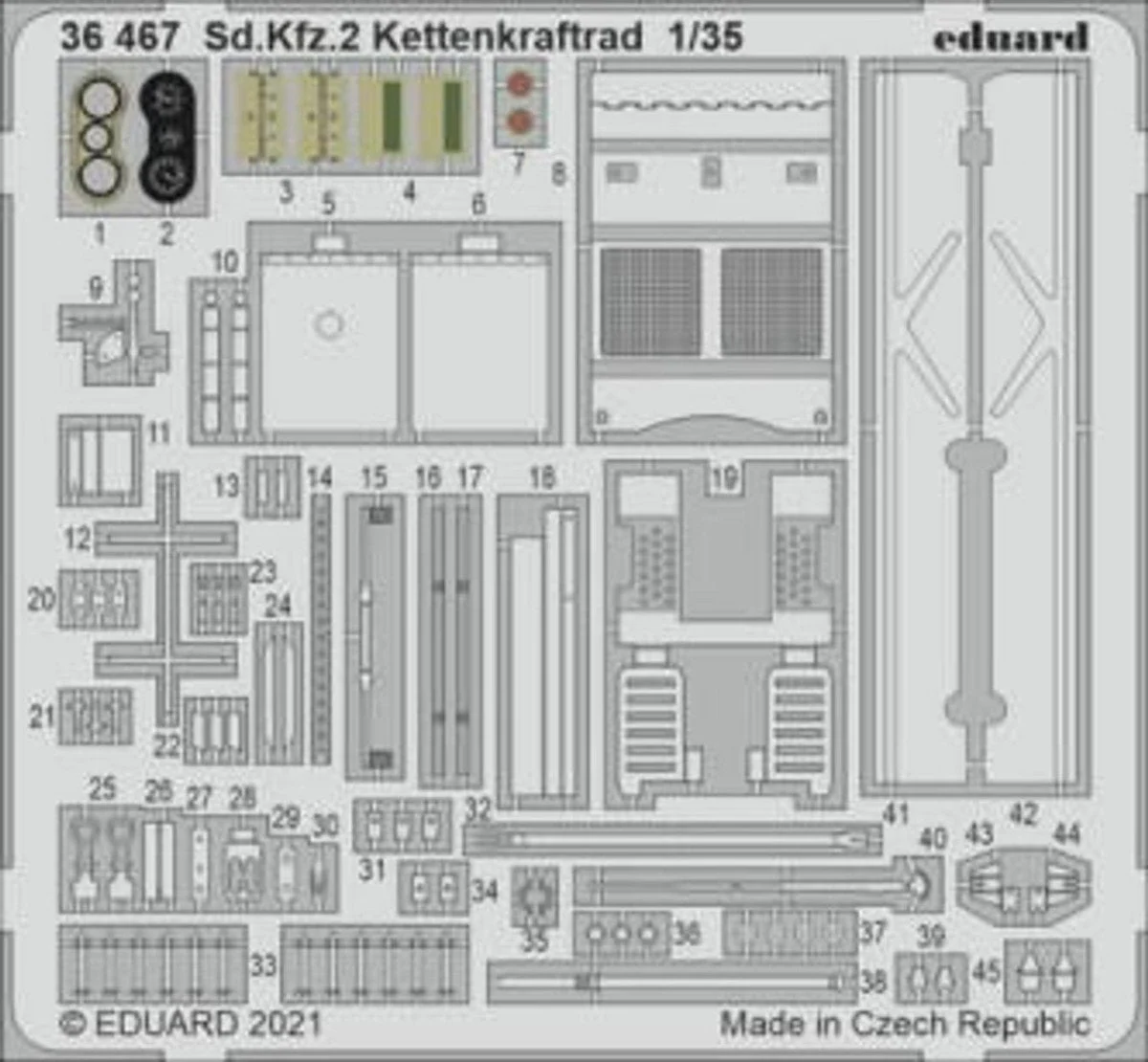 Eduard 1/35 Eduard SdKfz 2 Kettenkraftrad for TAM